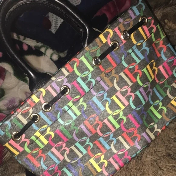 Original Dooney & Bourke Colorful Tote OBO - Picture 3 of 8